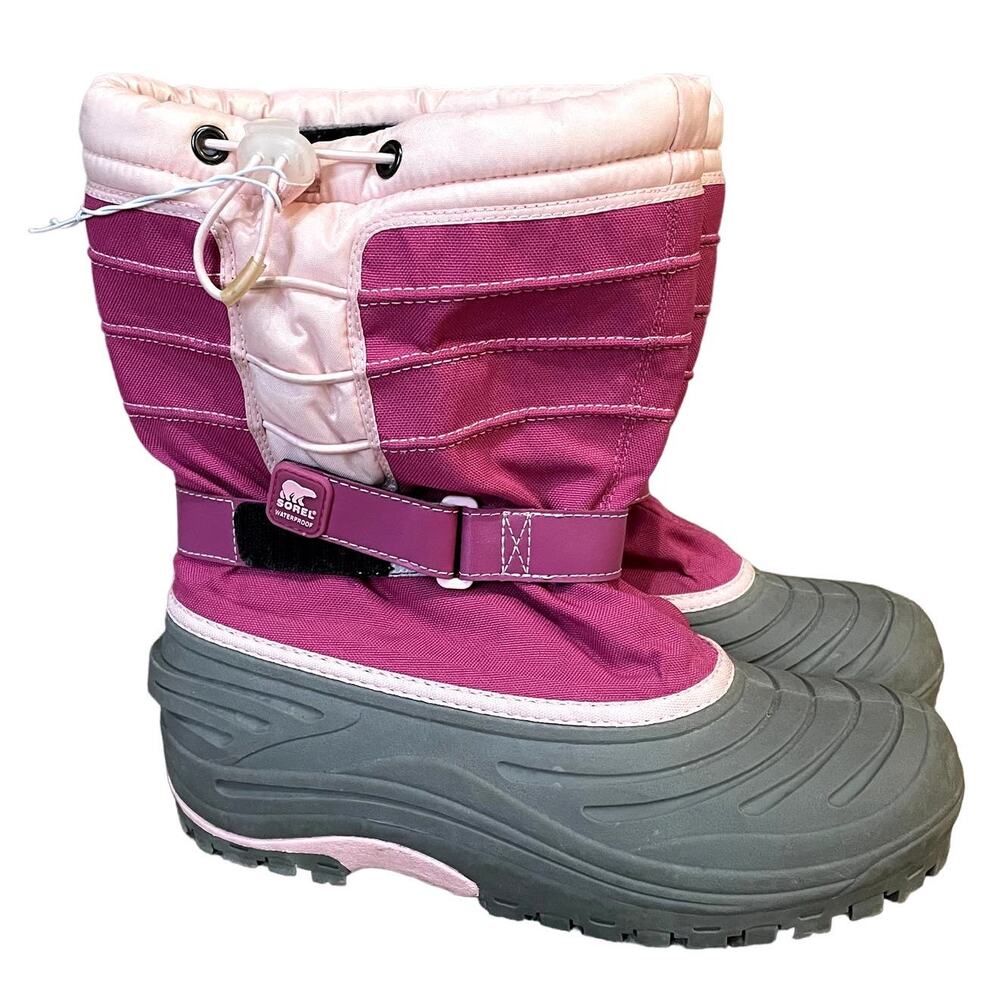 Sorel Snow Trooper Pink & Purple Snow Boots in Women Size 7 EUC